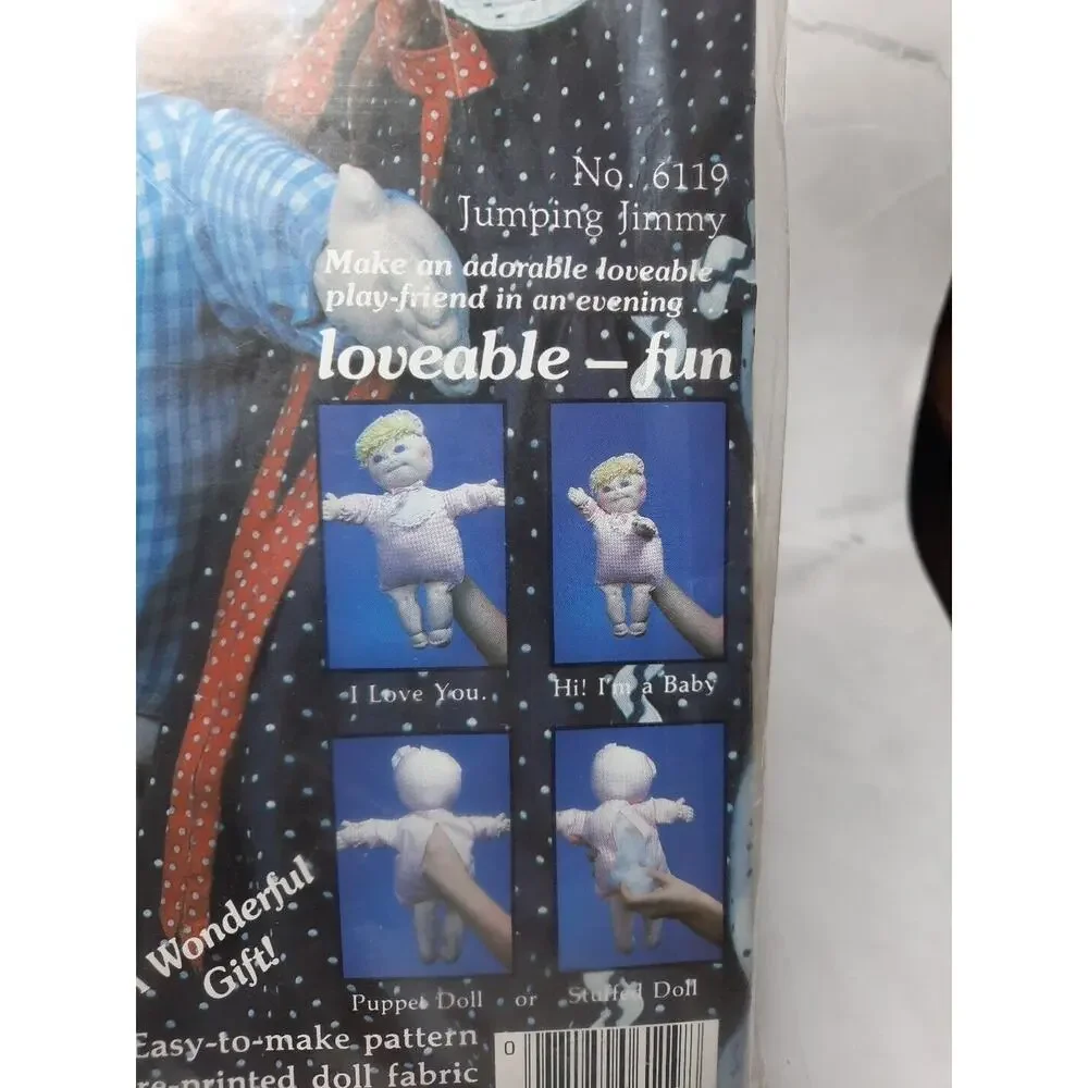 Vintage McNeill Needlework & Crafts Puppet Doll Kit No 6119 Jumping Jimmy 14